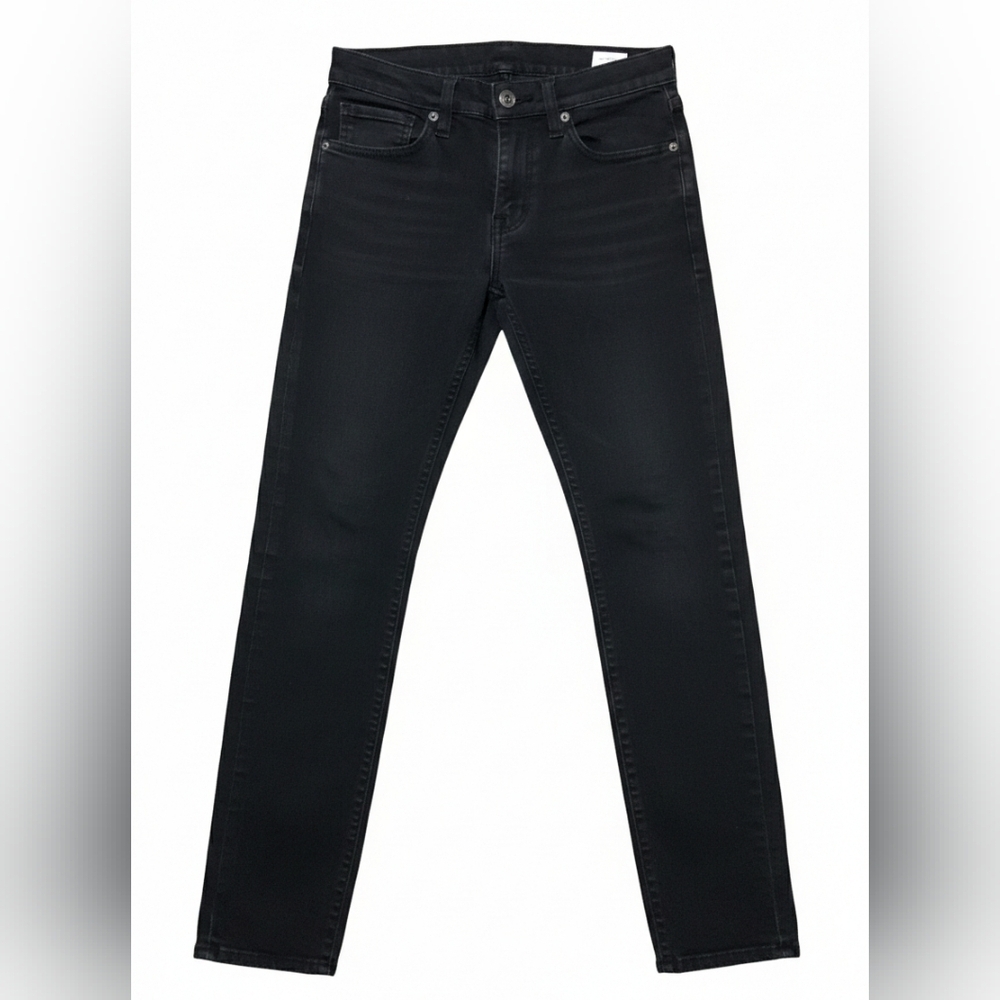 Signature by Levi Strauss Men's Dark Gray Straight Jeans